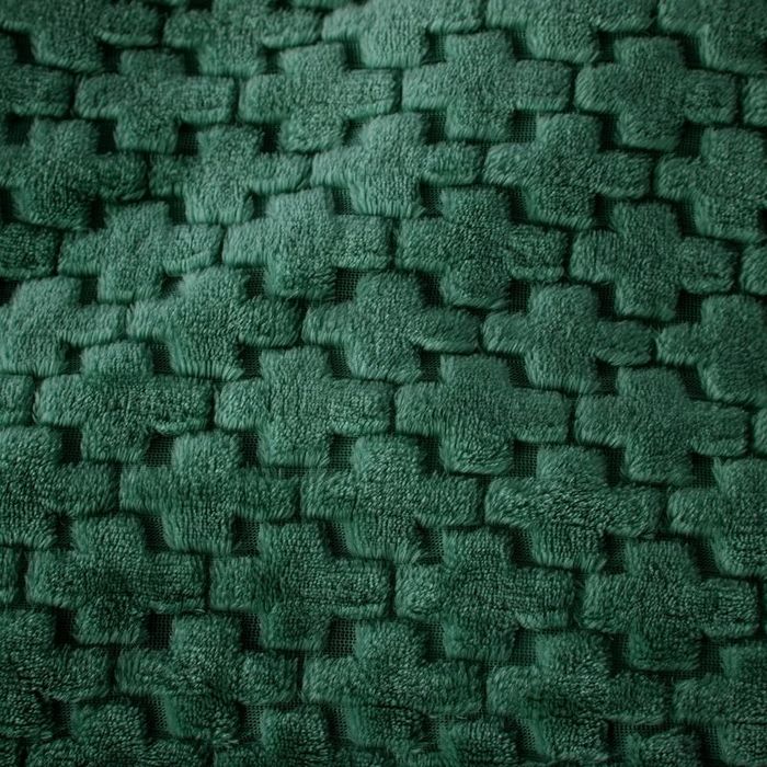 Koc 160x200 Narzuta na łóżko narożnik sofę Mikrofibra pluszowa Gediz