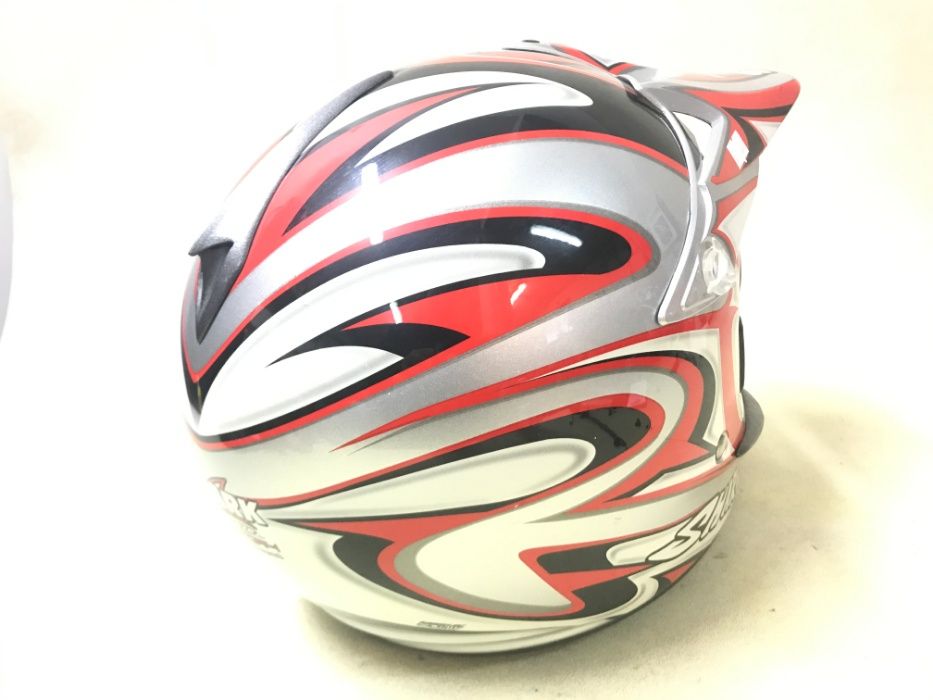 Kask SHARK Motocyklowy Cross Enduro Czerwony Jakość OUTLET -50% S