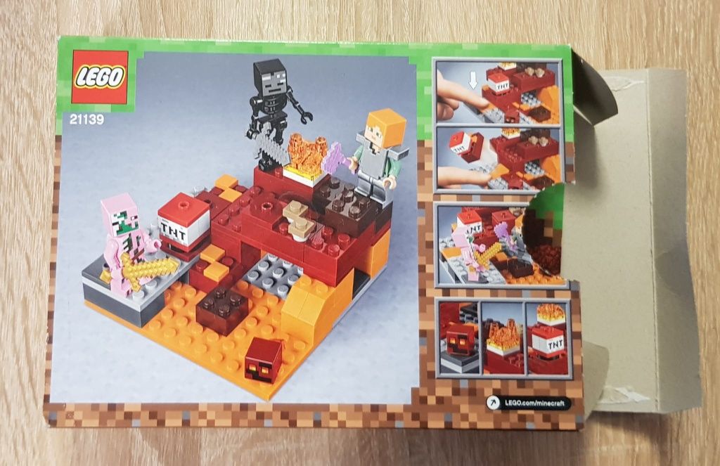 Lego minecraft 21139 walka w Netherze