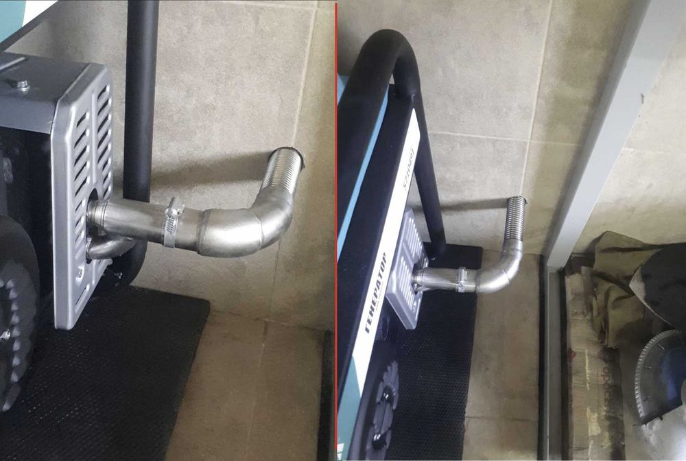 Шланг гофра для выхлопных газов генераторов,авто,рукав глушитель труба