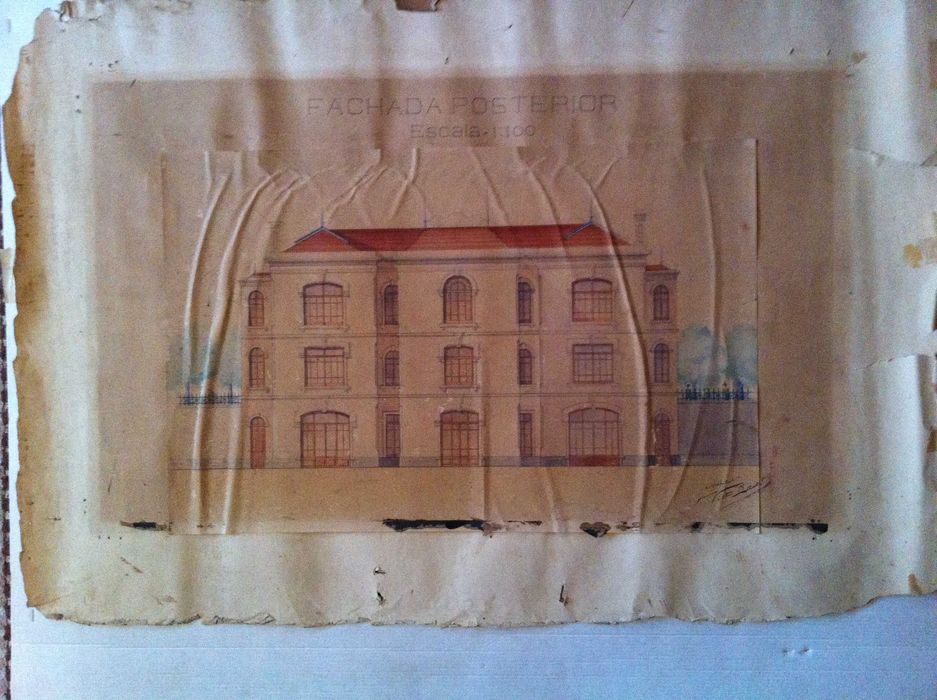 Escola Profissional Machado de Castro - Plantas arquitetura originais