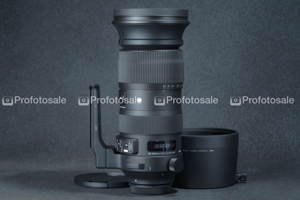 Об'єктив Sigma 60-600mm f/4.5-6.3 DG OS HSM Sports для Сanon