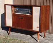 Radiola ,Radio lampowe STEREO Nordmende COSIMA E760 ,gramofon DUAL