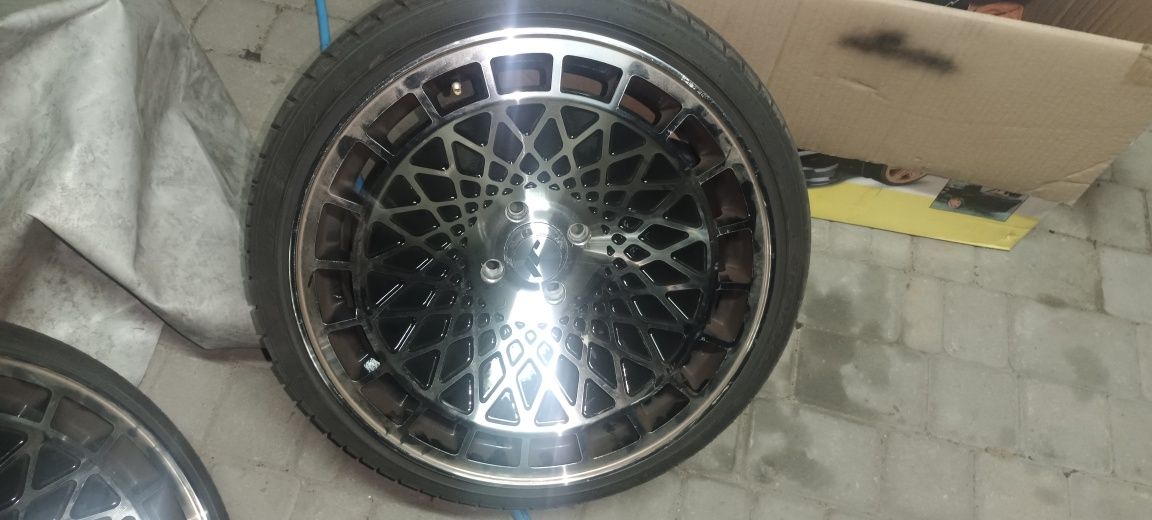 nowe felgi i opony jr 14 17"4x100 8,5j, hankook et 15