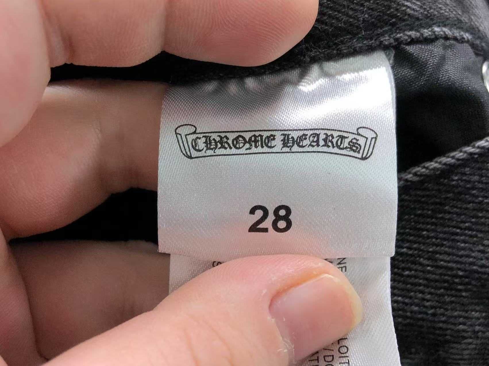 Джинсові шорти Chrome Hearts шорты Хром Хартс