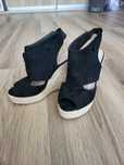 Sandały damskie espadryle na koturnie 36