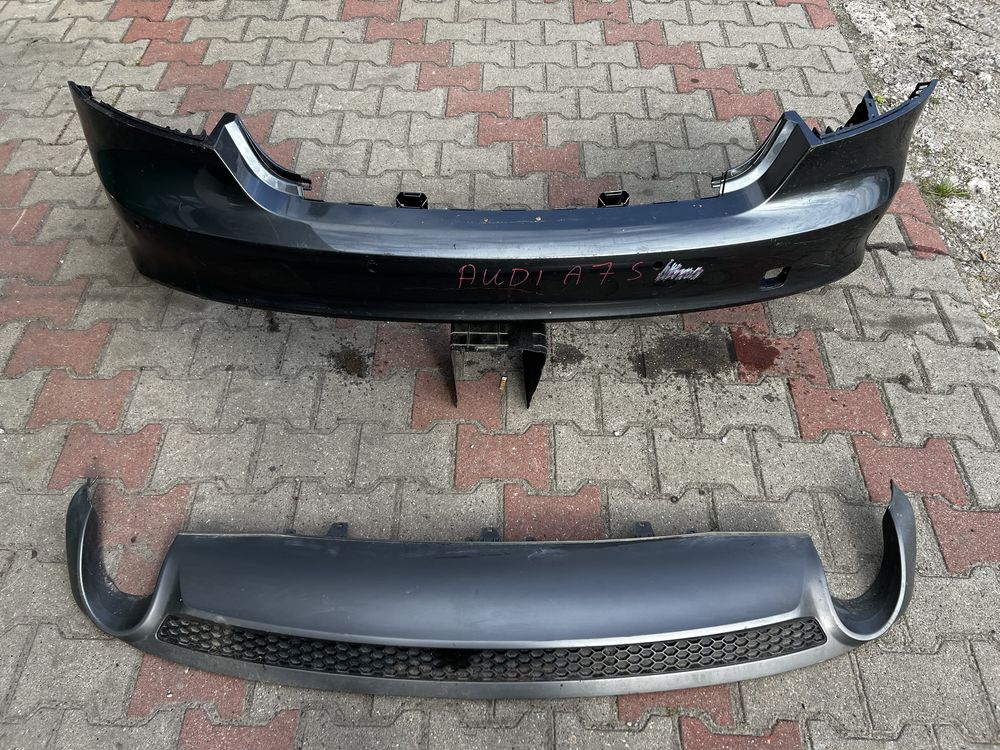 Zdrrzak tyl S-Line AUDI A7 dyfuzor