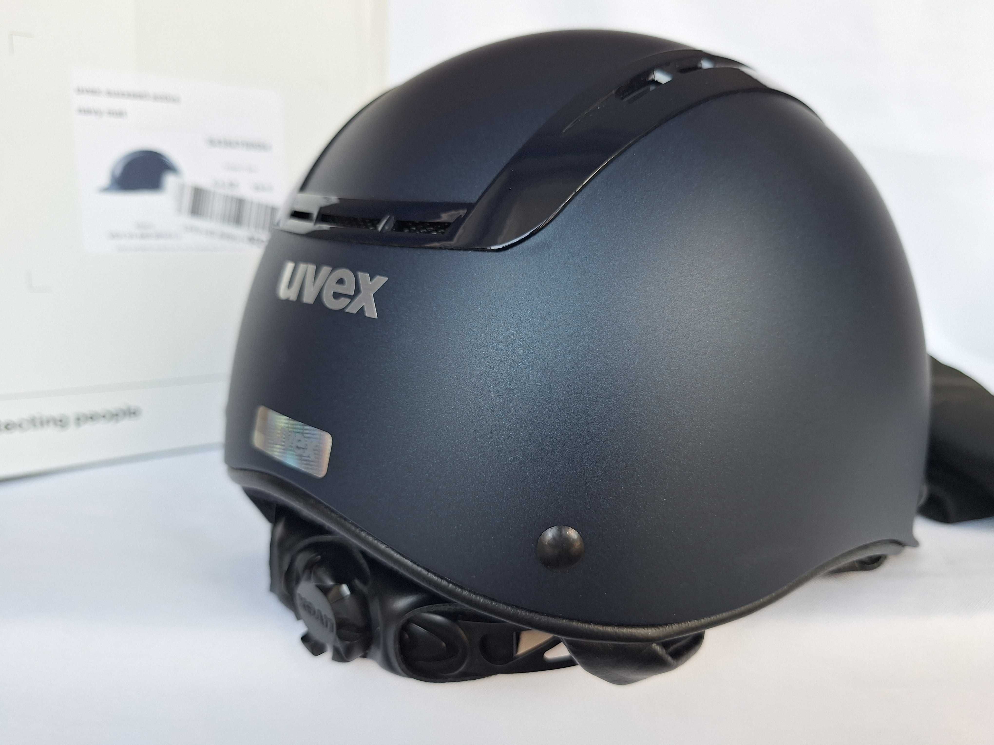 Kask jeździecki toczek Uvex Suxxeed Active Navy Mat XS/S 54-55cm