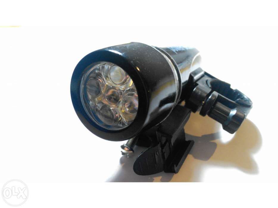 Luz Frontal 5 Leds + Luz Traseira