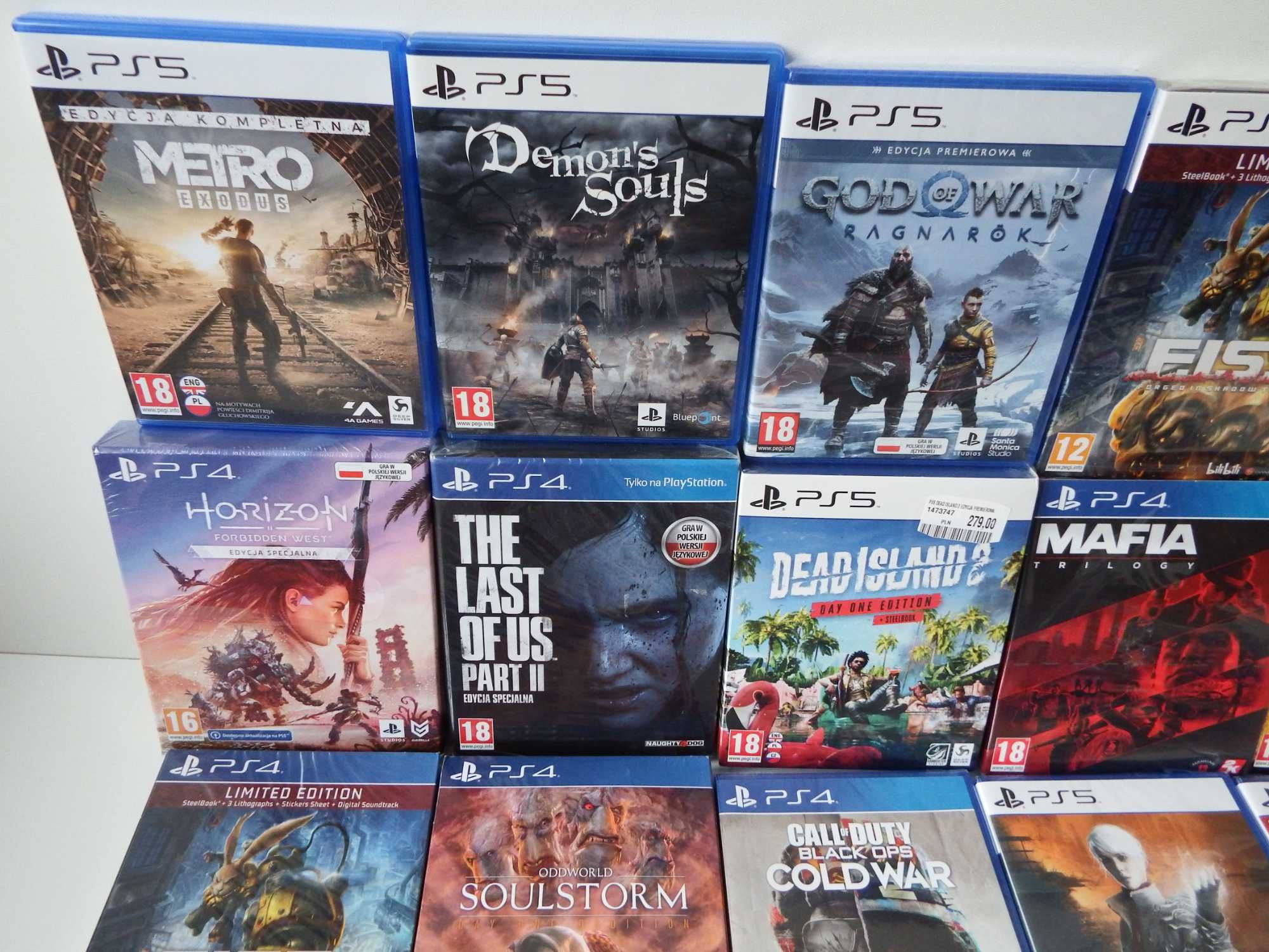 PS5 PS4 SCORN Robocop Mirage RDR Remake GOW RAGANROK same HITY !