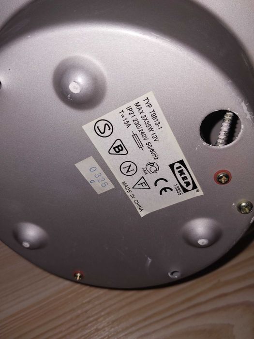 lampa sufitowa Ikea FARTYG Triple