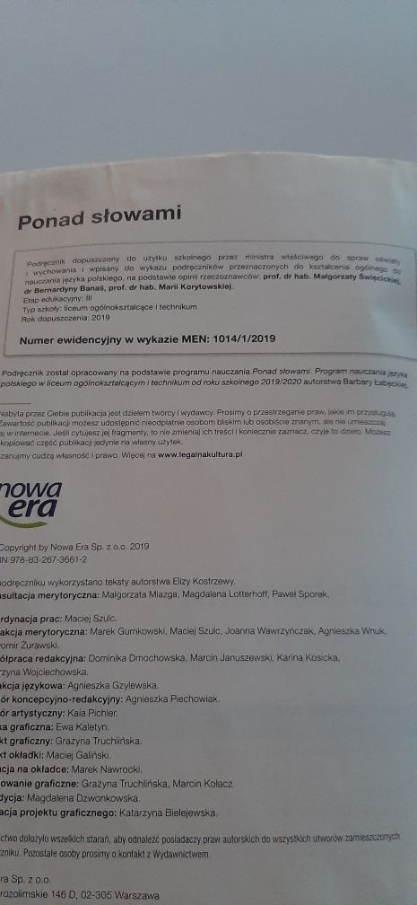 Ponad słowami 1 cześć 1