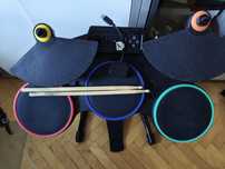 Zestaw: Perkusja i Gitara do Guitar hero na ps3 + 7 gier