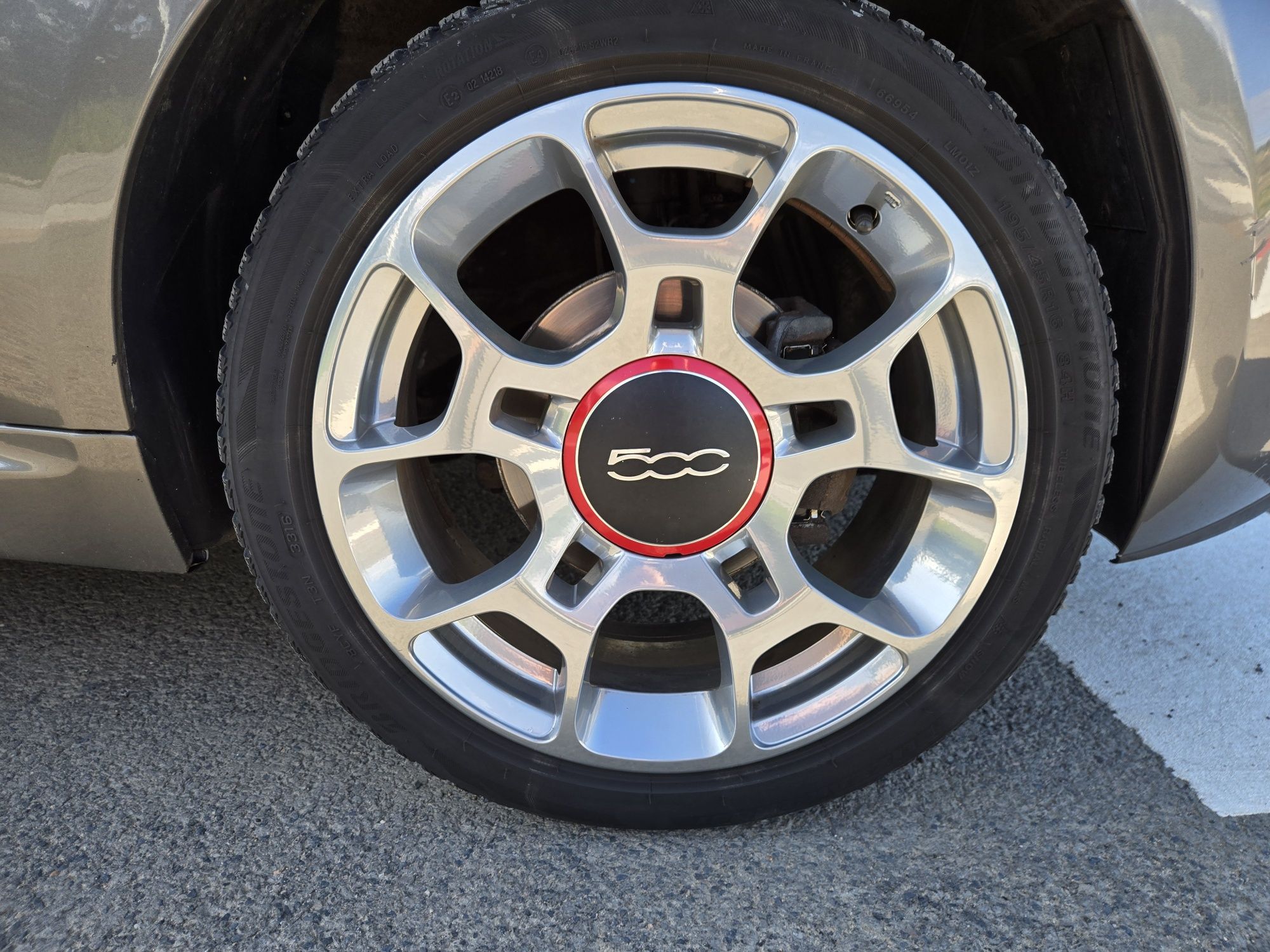 Fiat 500C 1.2 cabrio automat dualogic mały przebieg kamera czujniki