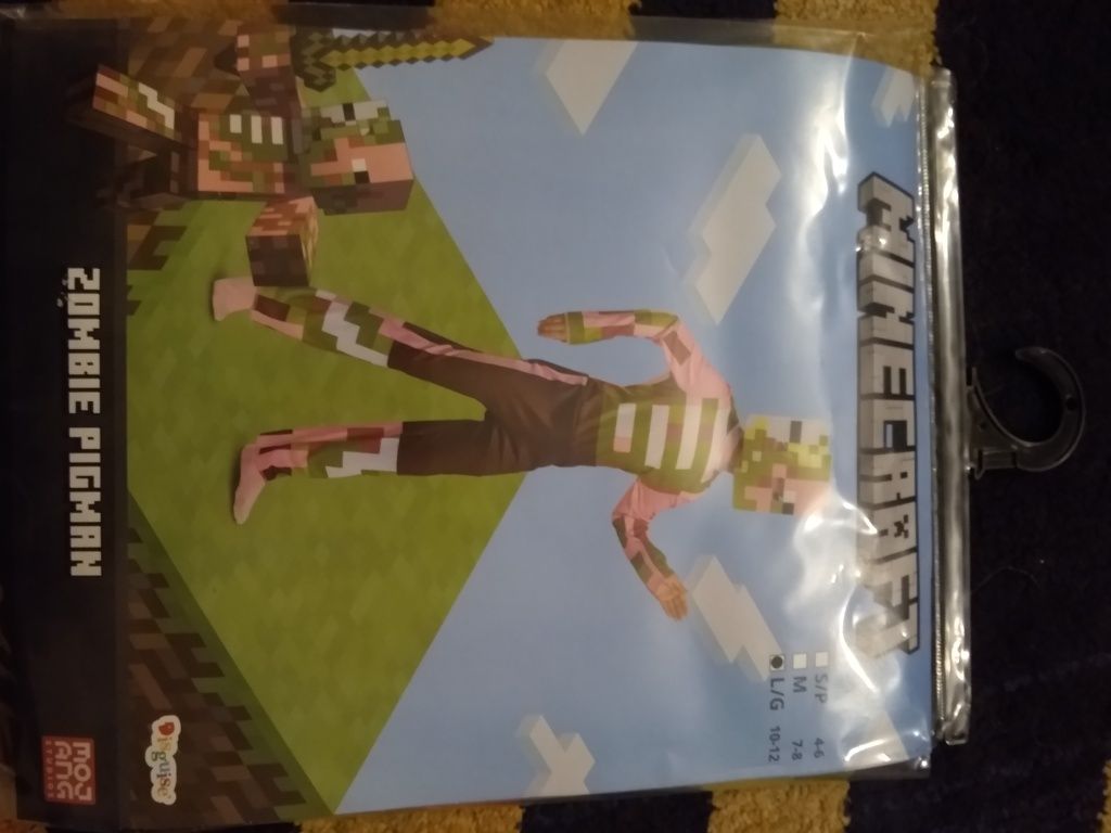 Zombie pigman Minecraft strój bal karnawałowy przebierańców