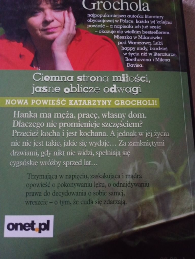 Zielone drzwi. Trzepot skrzydeł. Osobowość ćmy. Katarzyna Grochola.