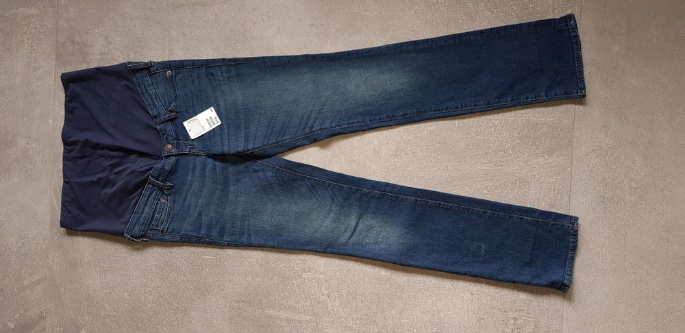 Spodnie jeansy ciążowe MAMA 38 NOWE