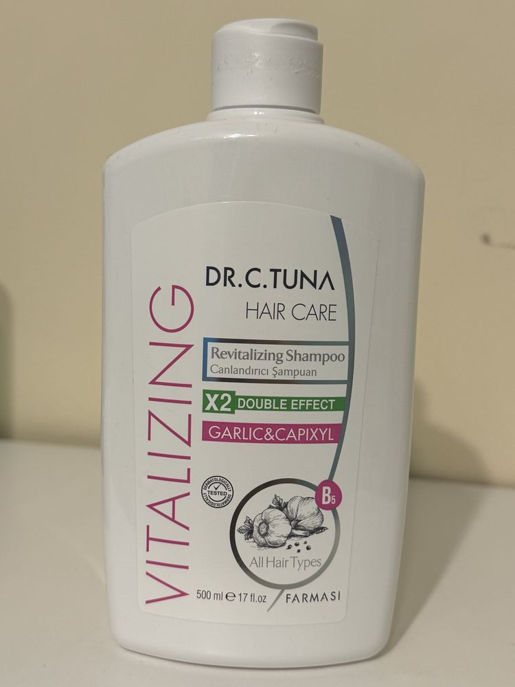Dr.C. Tuna Vitalizing szampon do włosów czosnek+capixyl 500 ml