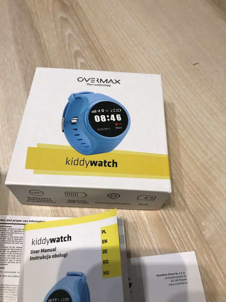 Zegarek dziecięcy smartwatch OVERMAX uszkodzony