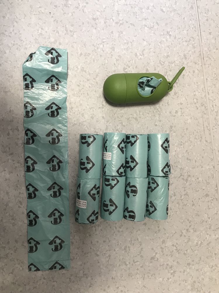 Etui i woreczki na odchody etui - 8 rolek - 120 sztuk
