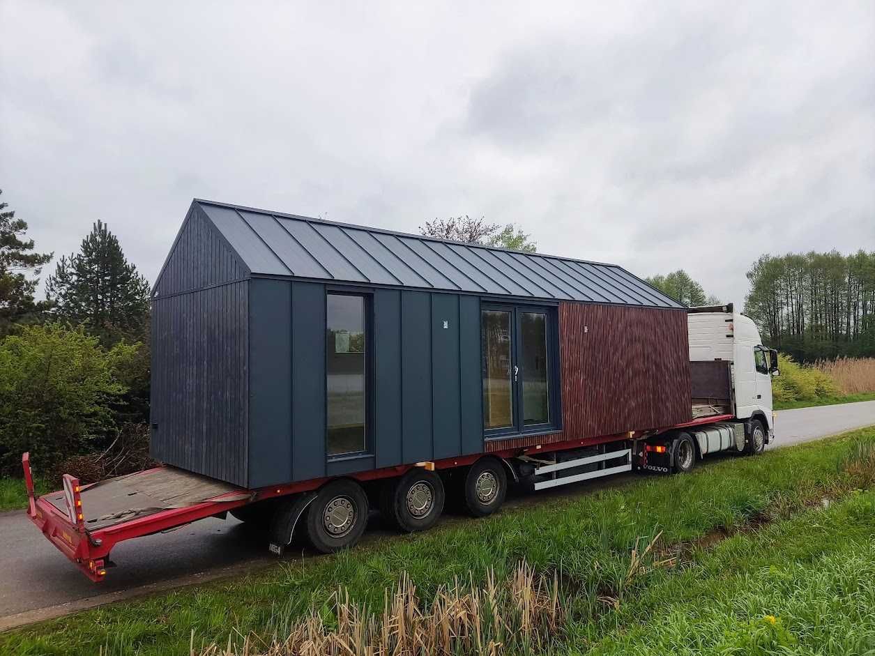 Mobilny domek całoroczny bez pozwolenia tinyhouse stodoła letniskowy