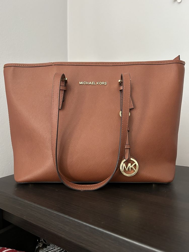 Torebka brązowa shopper Michael Kors