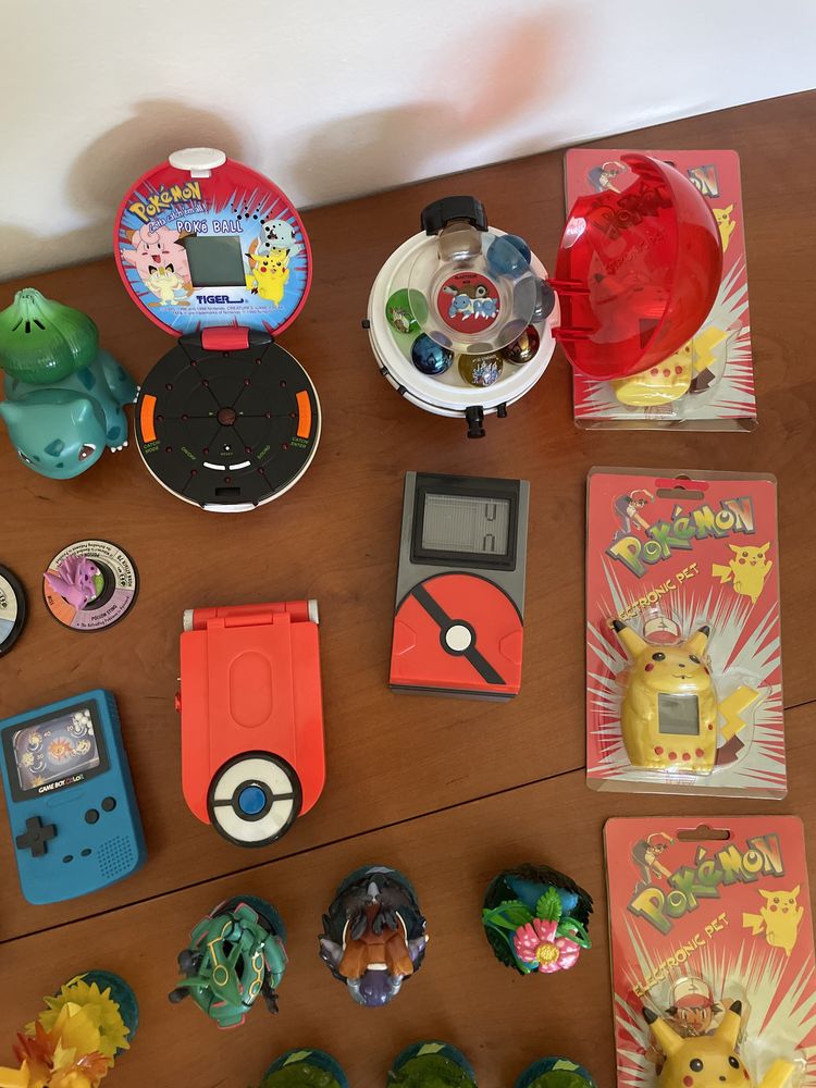 Bonecos e consolas, Nintendo, Pokémon, Hasbro, Tomy, Tyger