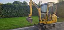 Minikoparka koparka Komatsu Pc15 zrobiony serwis yanamr kubota Jcb