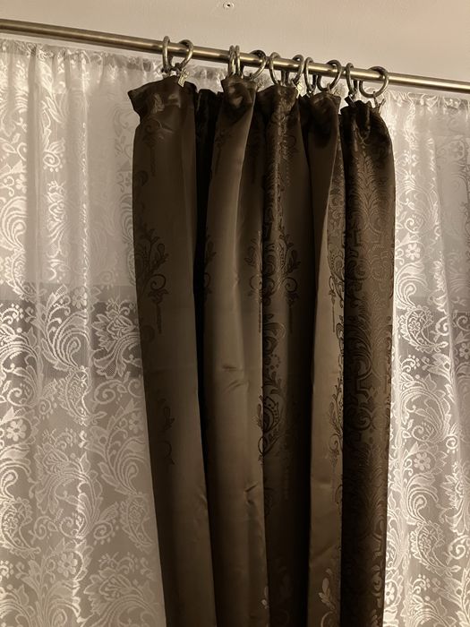 Zasłony z upięciami 370x180