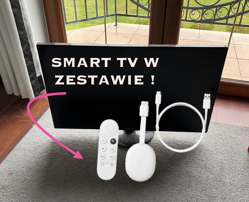 TV z Smart TV Google Chromecast Samsung UE32F4000AW + PILOT