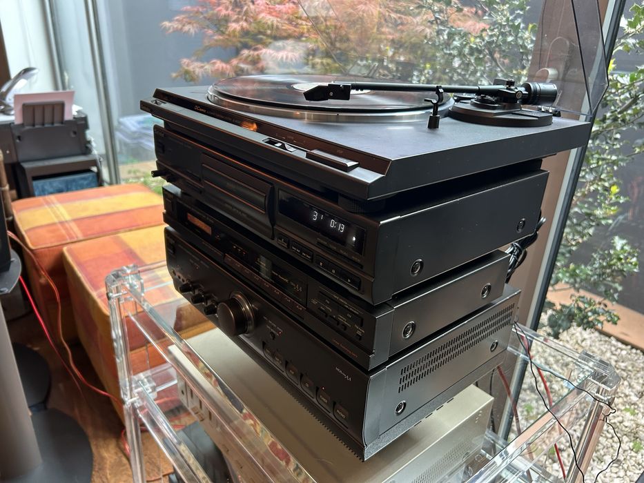 Aparelhagem Technics completa,excelente estado.colunas Rogers