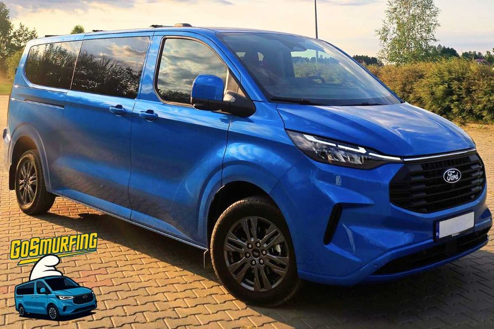 Wynajem - Transit Custom 2025 - 9 osób, Hak, Relingi, 4x4, Automat FV