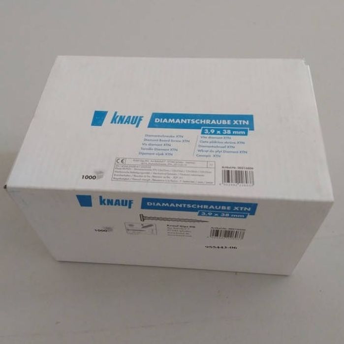 Саморізи Knauf XTN 3,9x38мм (1000шт) Diamantschraube для гіпсокартону