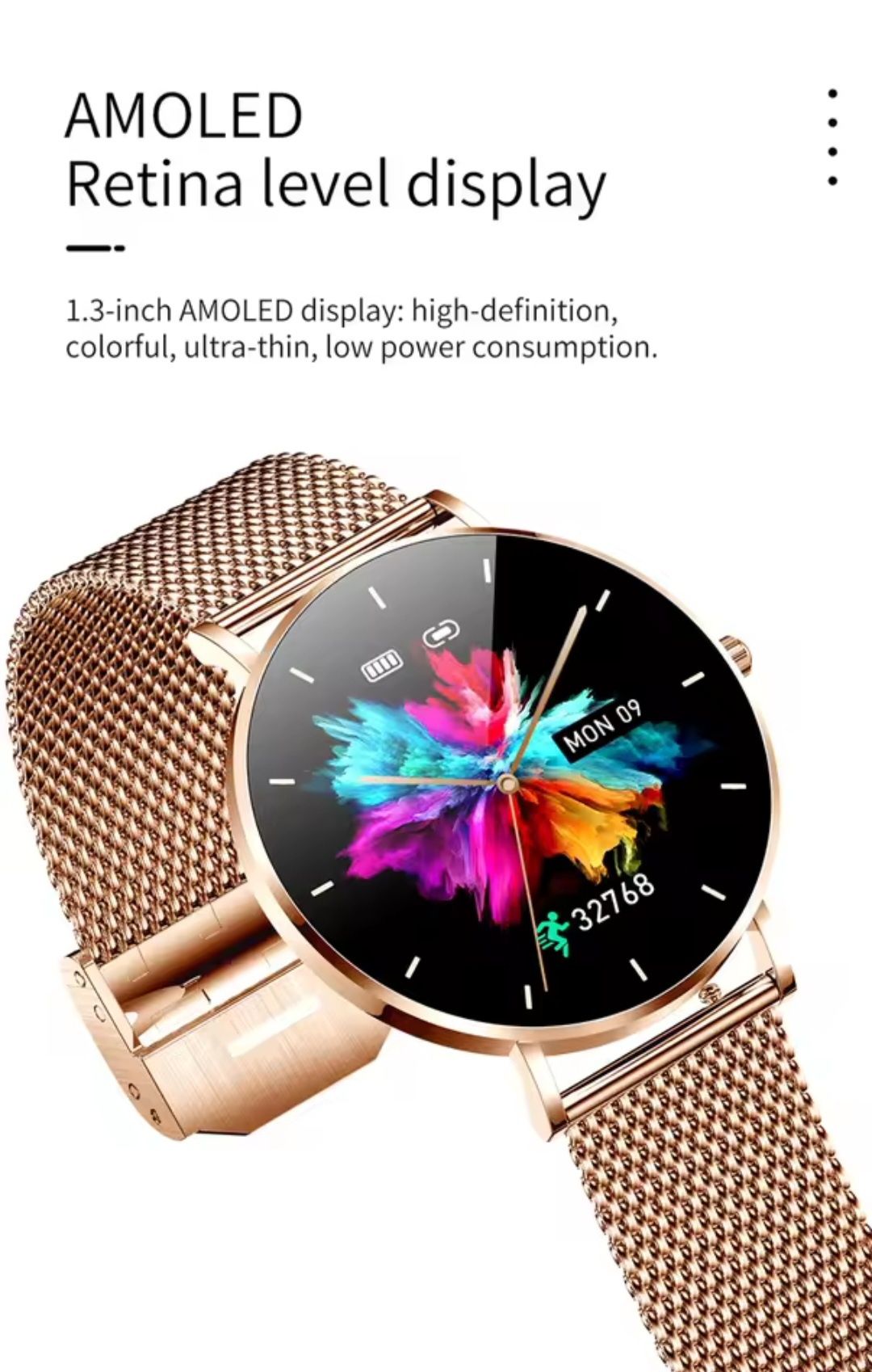 Nowy Ultra Cienki Smartwatch 6,8 mm