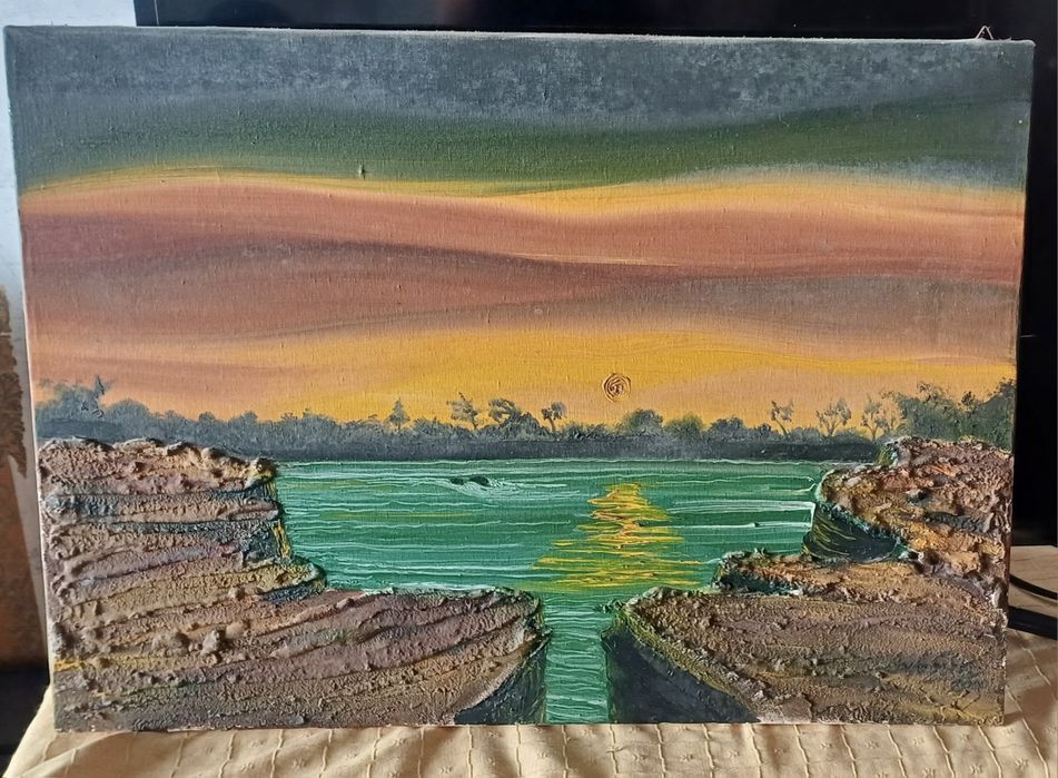 Quadro Paisagem do ano 2000