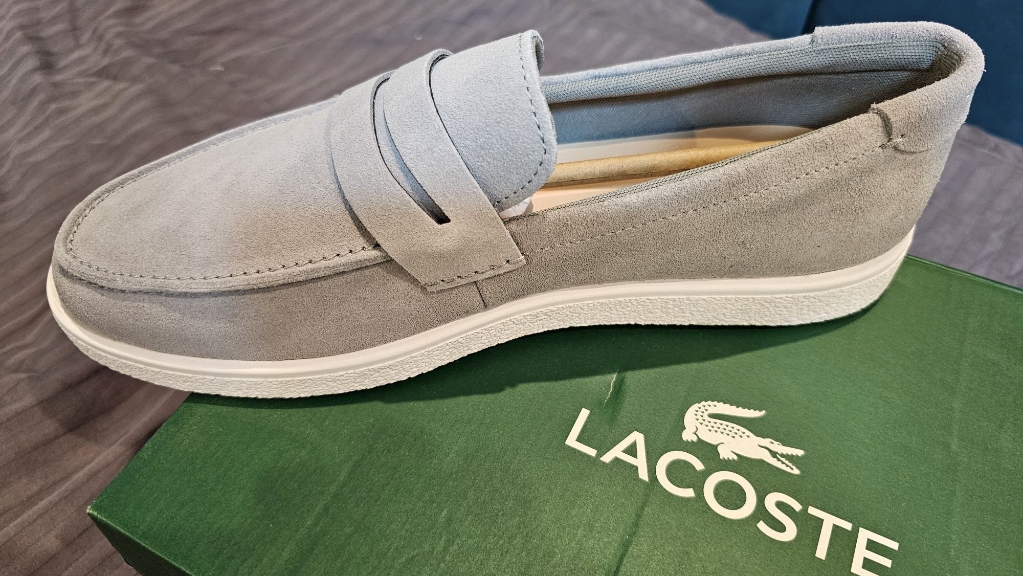 Туфлі Lacoste нубук, розмір 45 нові