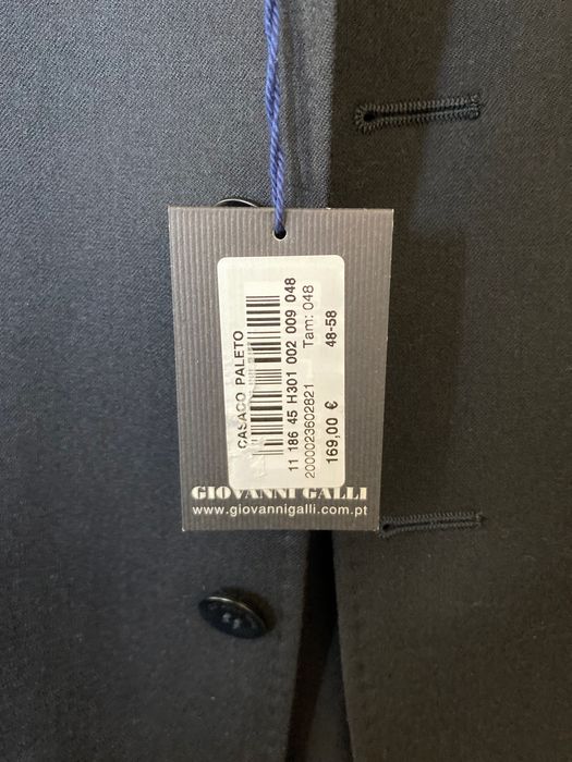 Casaco Giovanni Galli- tamanho 48- novo