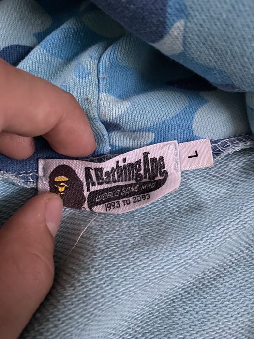 Bape shark fire como blue