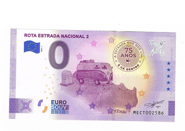 0 Euro -Rota Estrada Nacional 2 2020-1 Anniversary