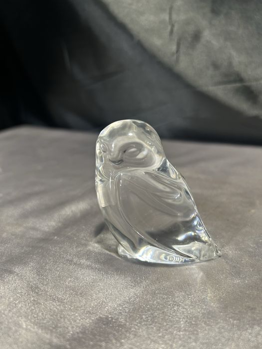 Szklana sowa – Hadeland Glassverk – szkło artystyczne, sygnowane