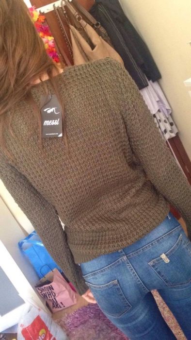 Nowy Sweterek khaki