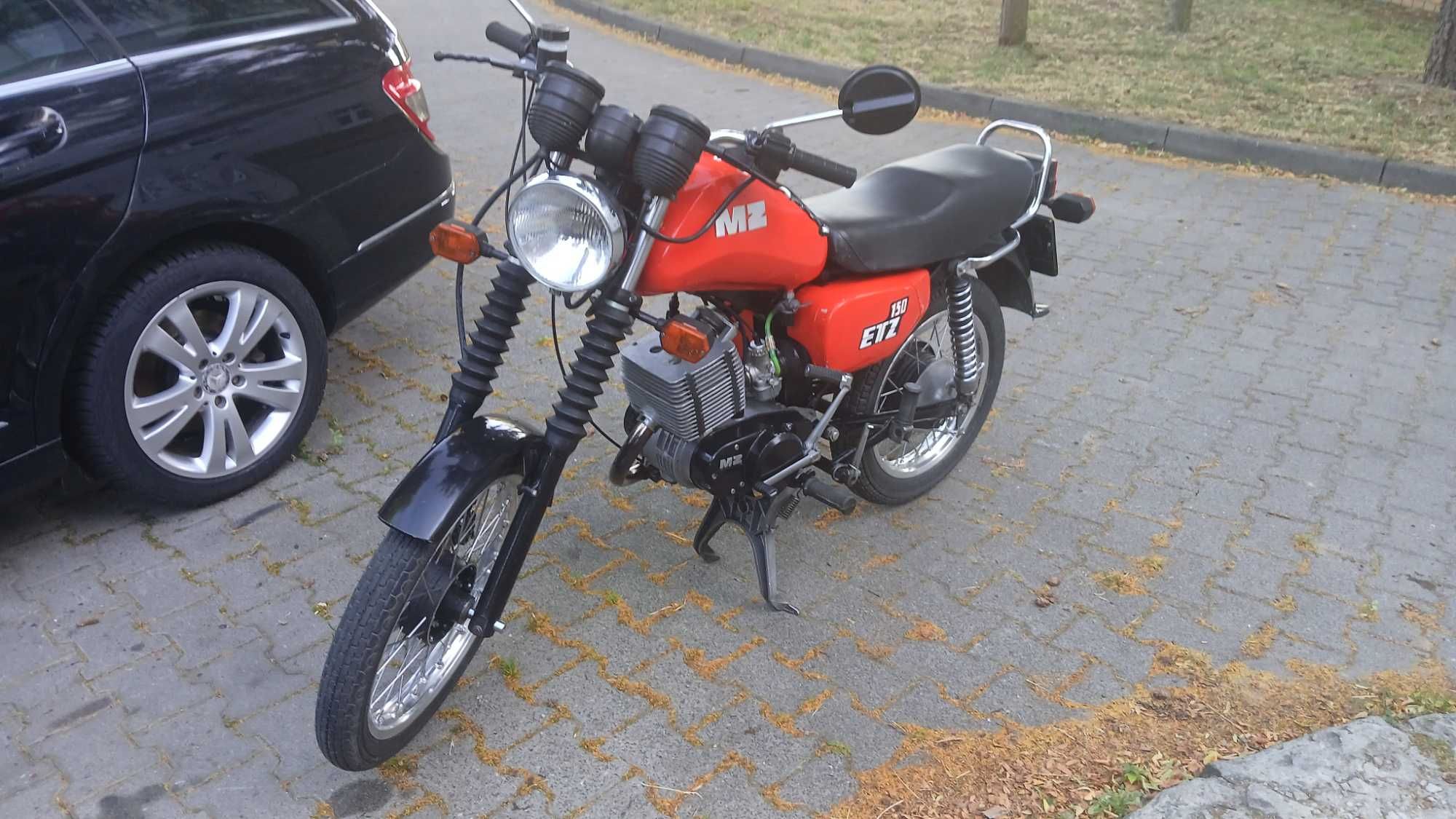 MZ ETZ 150 org. lakier, BING, CDI, Super Stan, zarejestrowana