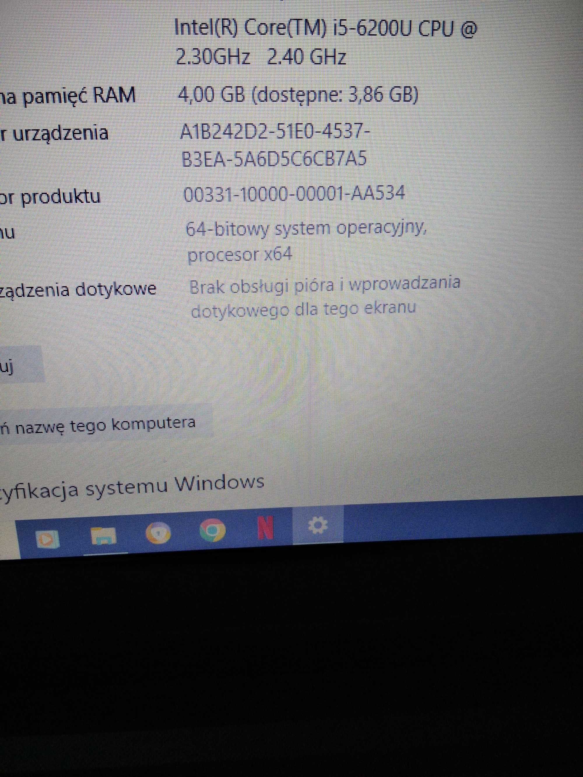 Komputer Laptop lenovo ideapad 300 15 ISK