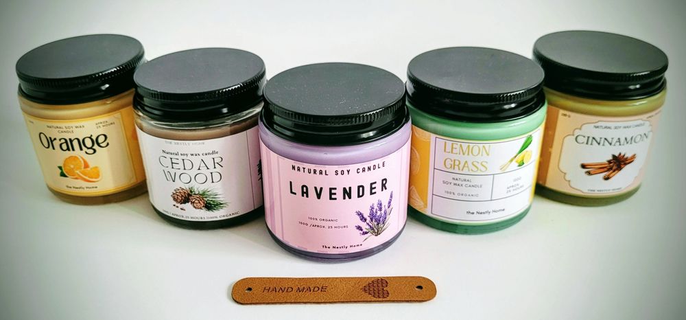 Świeca sojowa, Lawenda,Świeczka lawendowa 100ml–naturalna,handmade,eko