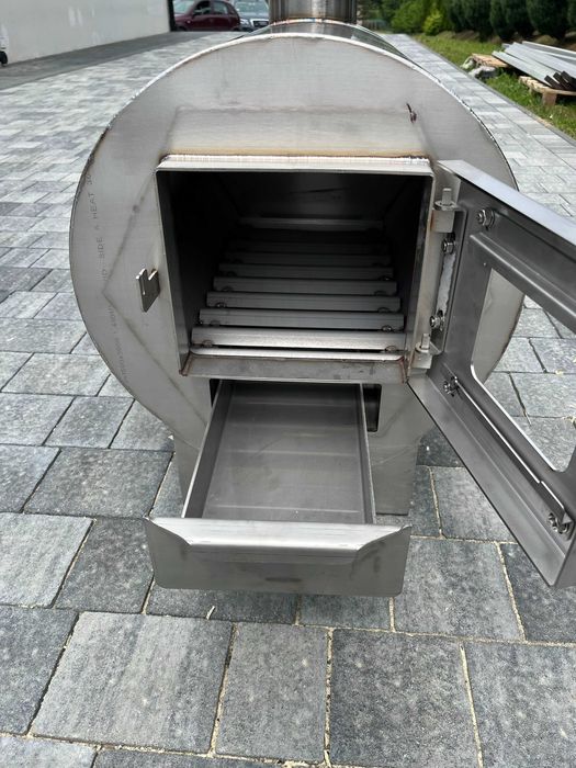 Piec zewnętrzny do ruskiej balii bani ogrodowej basenu PRODUCENT