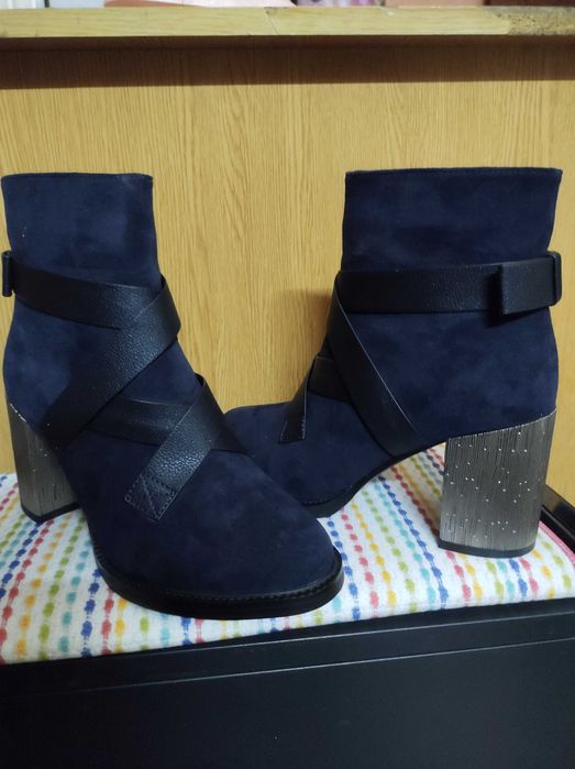 Ботинки, 36 р.,замш