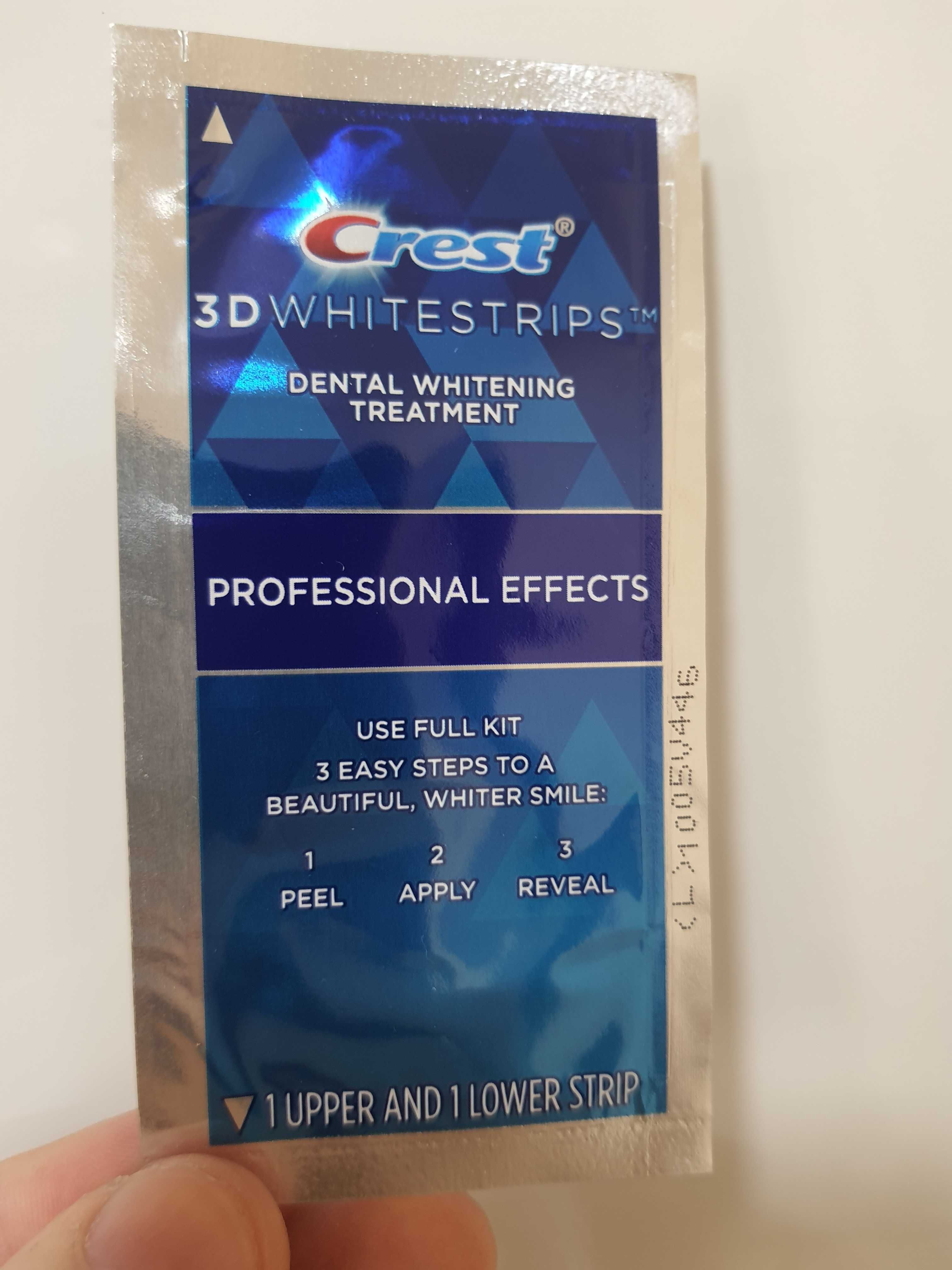 Отбеливающие полоски Crest 3D White Professional Effects 18levels -5шт