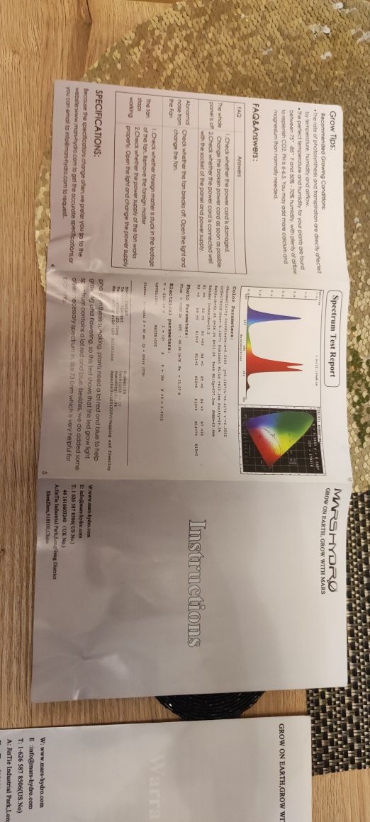 Mars Hydro Mars Reflector 144 LED Lampa do uprawy roślin