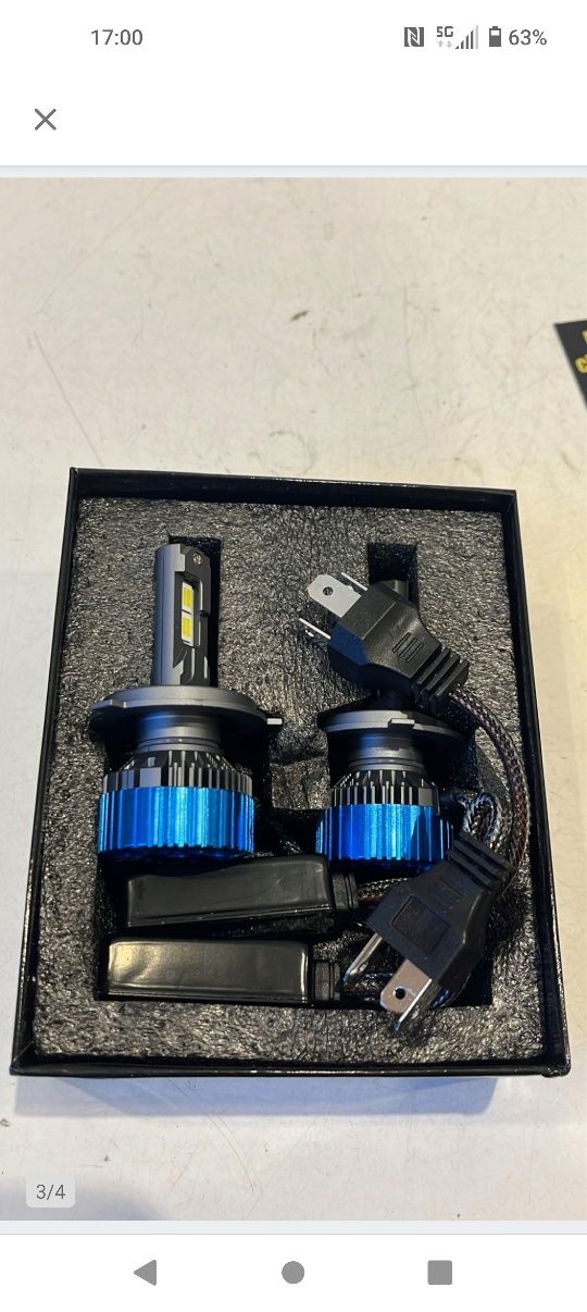 Żarówki LED  H4 12000LM