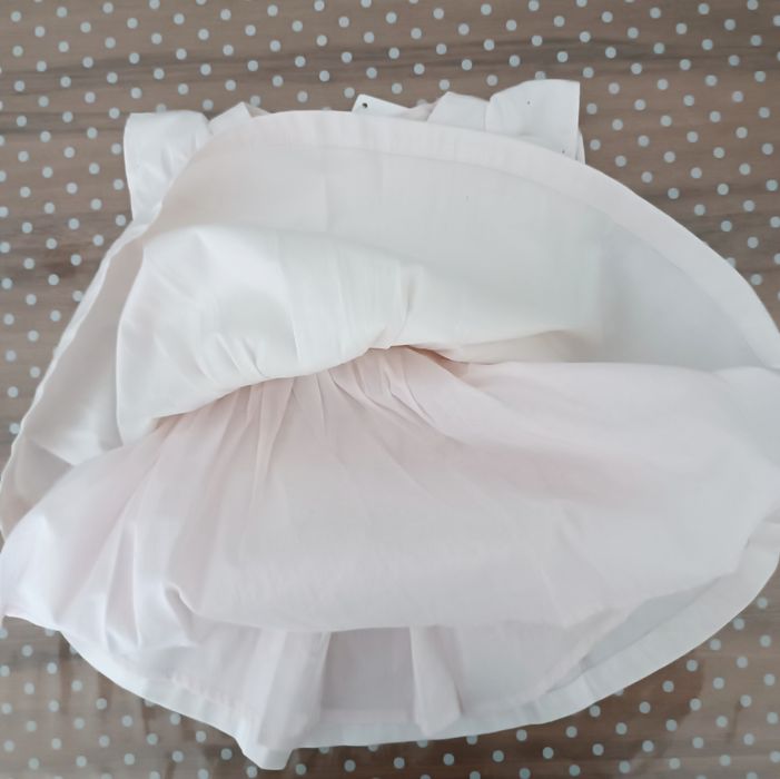 Vestido rosa claro de menina T.6 M